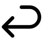 Turn Left SVG Icon